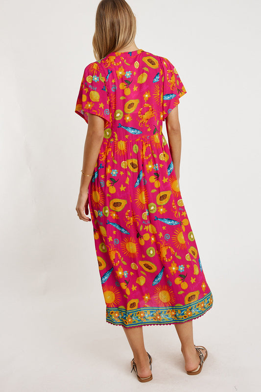 LulaLife Aliyah Midi (Pink)