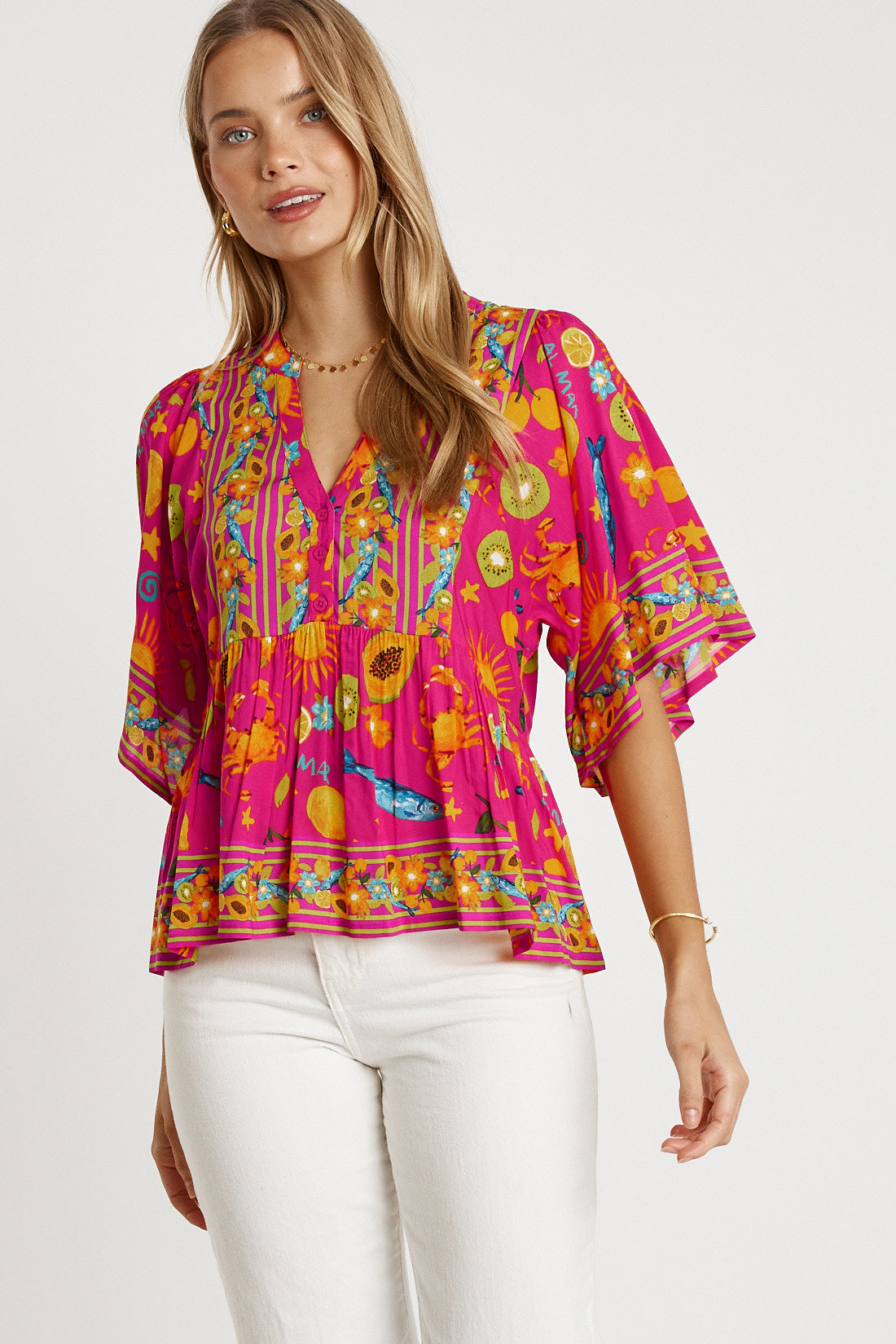 LulaLife Aliyah Top (Pink)