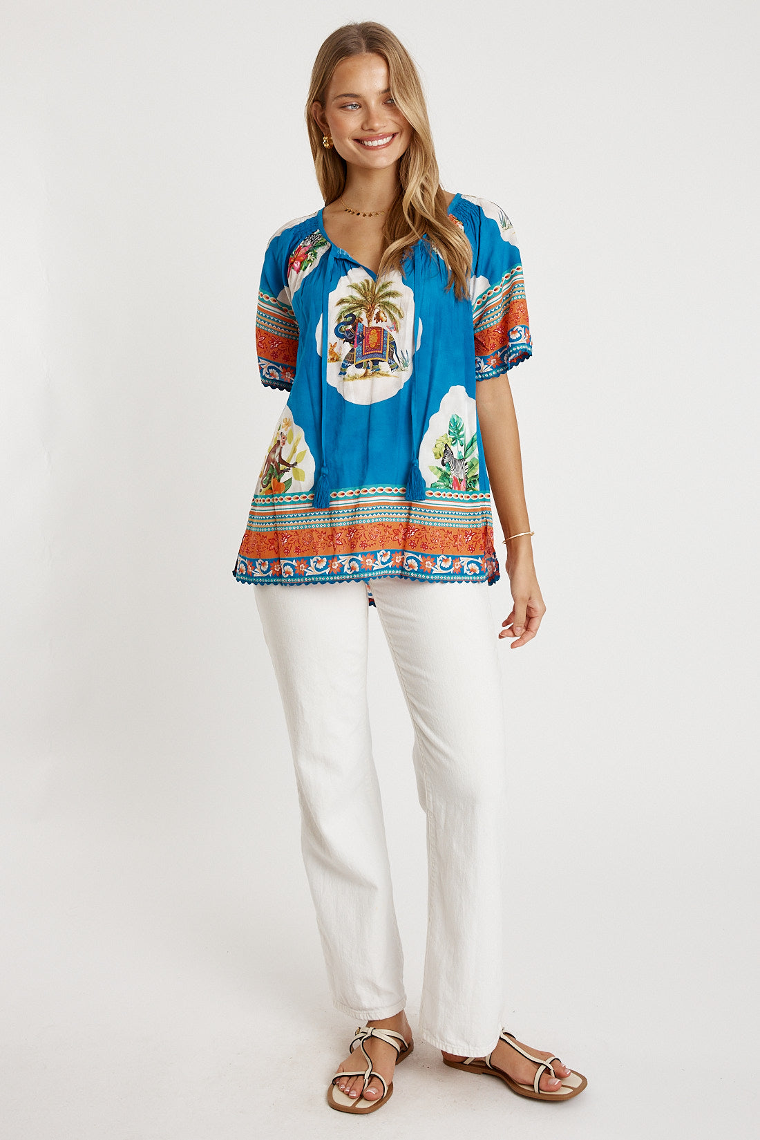 LulaLife Cyra Top (Sky)