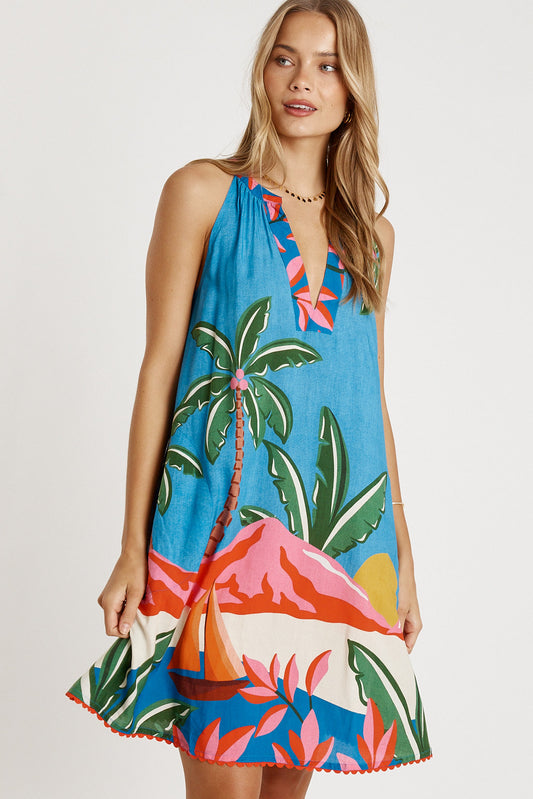 Image of Dresses. Productname: LulaLife Pacifica Sundress Print in Print colour by brand - LulaLife