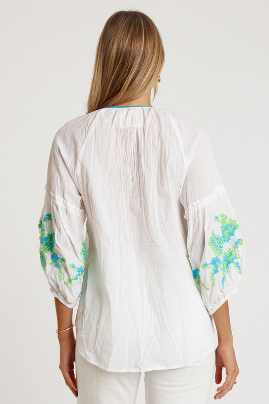 LulaLife Rosalind Top (White)