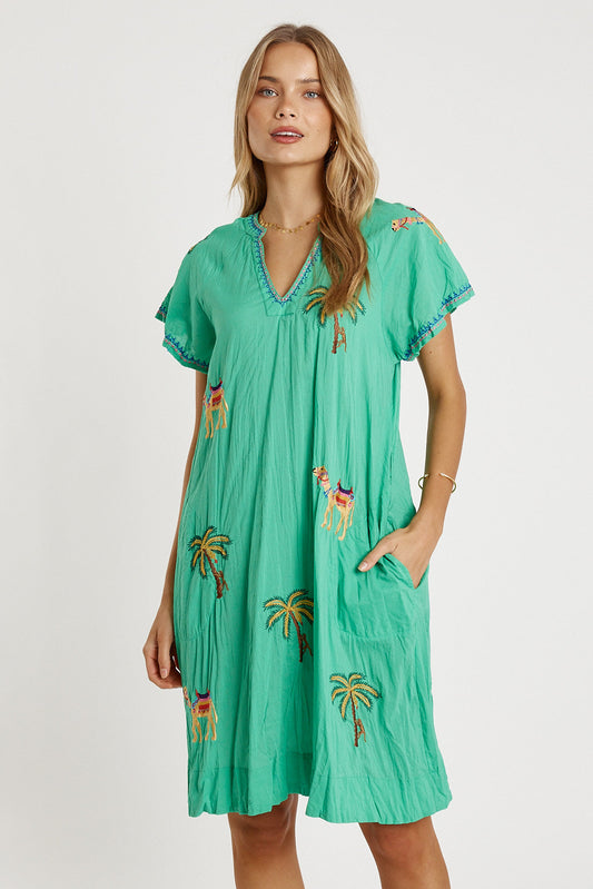 LulaLife Sahara Dress (Sea)