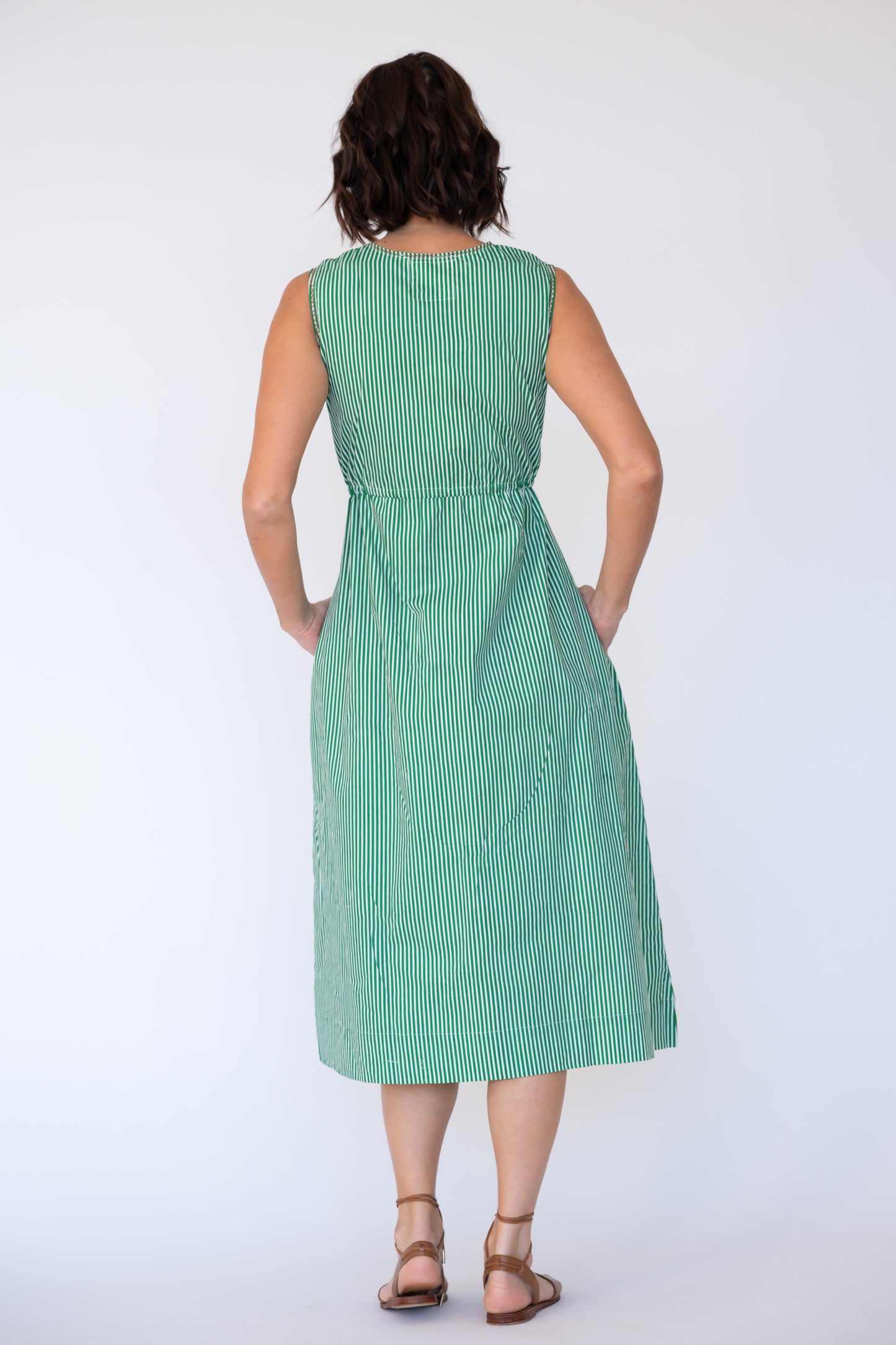 LulaLife Sardine Tie Midi Sea (Stripe)