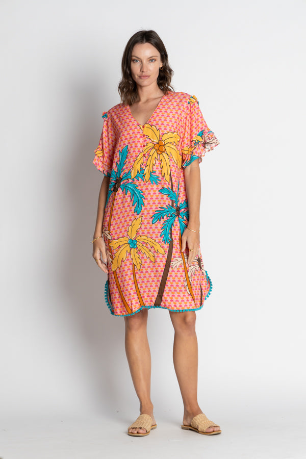 Image of Dresses. Product name - LulaSoul Aquila Dress Coral in Coral colour by brand - LulaSoul