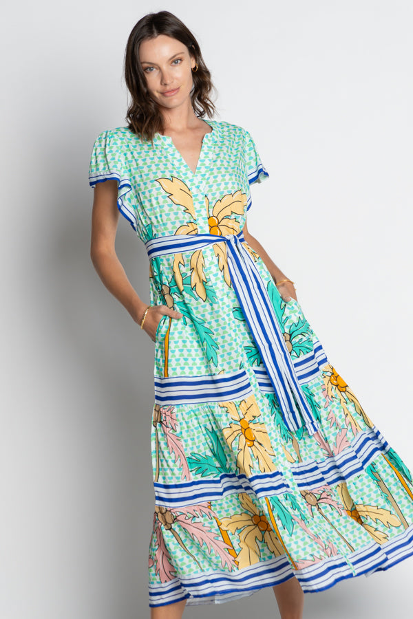 Image of Dresses. Product name - LulaSoul Aquila Midi Mist in Mist colour by brand - LulaSoul