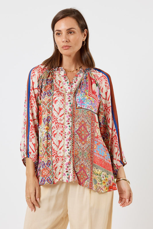 Image of a model wearing Tops. Productname: LulaSoul Burlington Top in Top colour by brand - LulaSoul