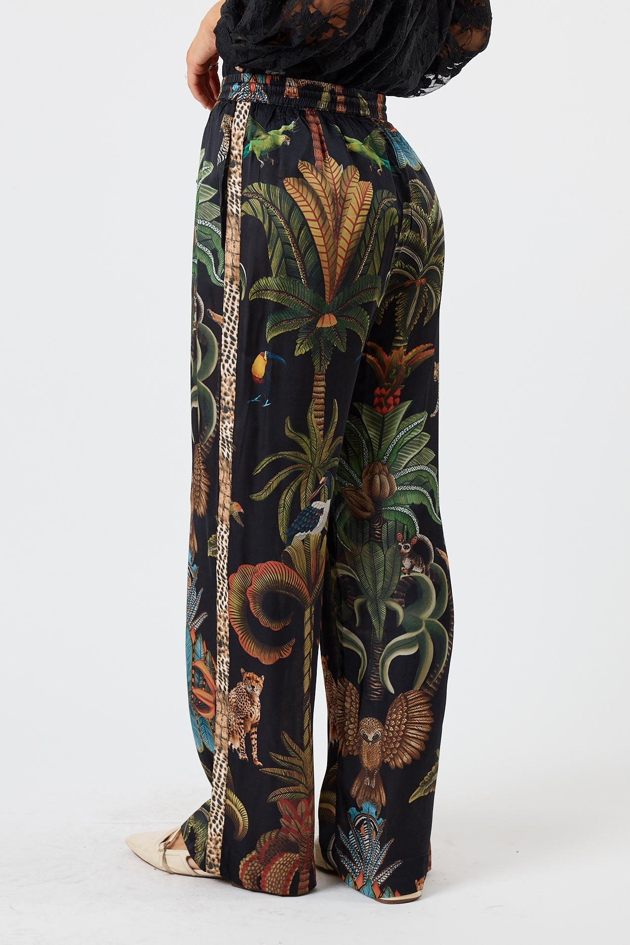 LulaSoul Cheetah Pant (Black)