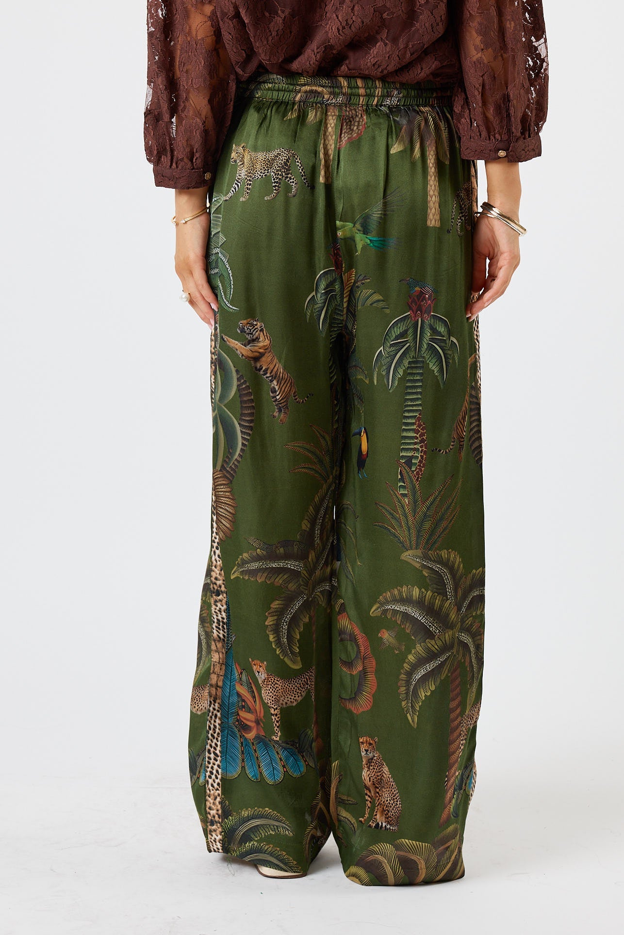 LulaSoul Cheetah Pant (Olive)
