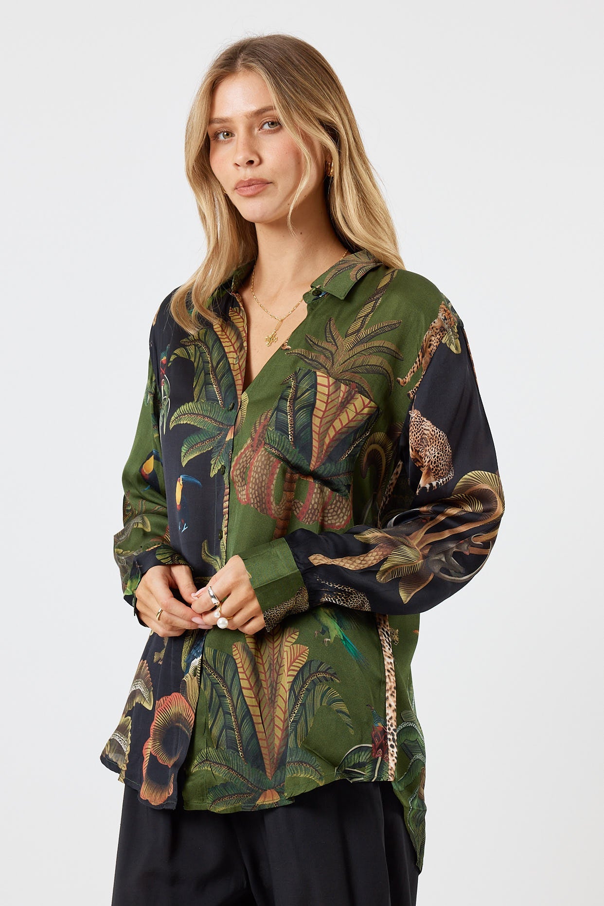 LulaSoul Cheetah Shirt (Multi)
