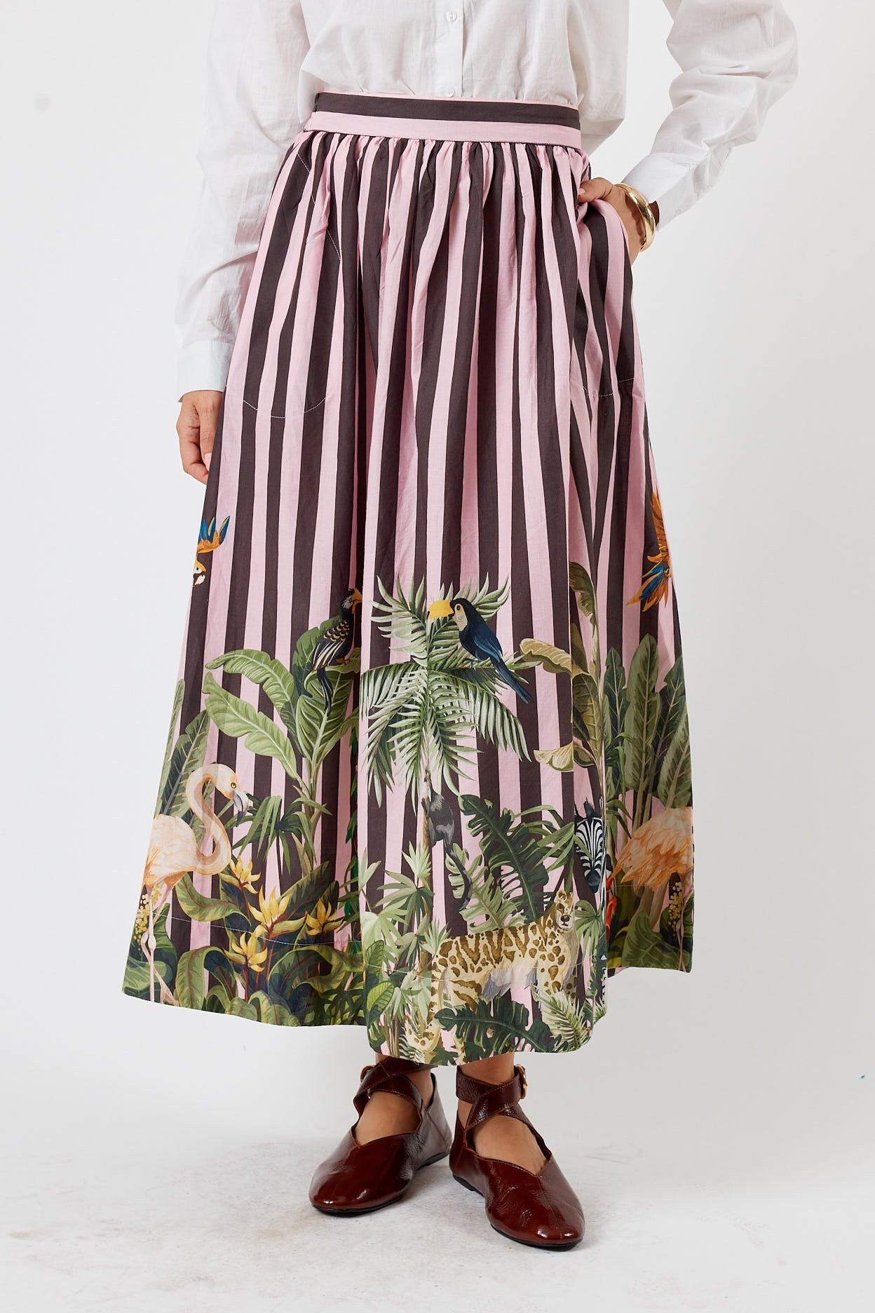 LulaSoul Forestville Skirt (Espresso)