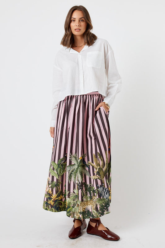 LulaSoul Forestville Skirt (Espresso)