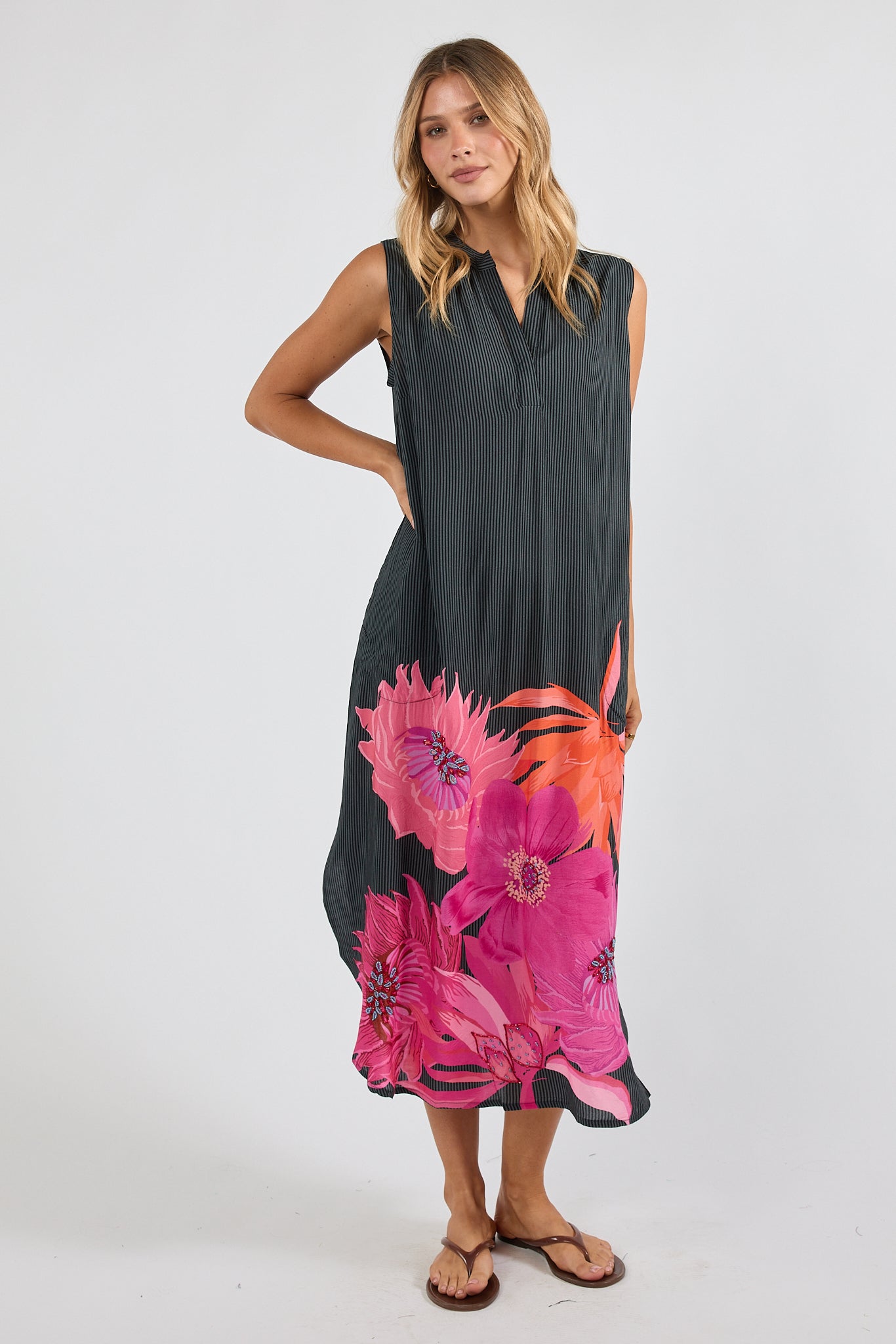 PRE SALE | LulaSoul Hana Sleeveless Maxi (Black)