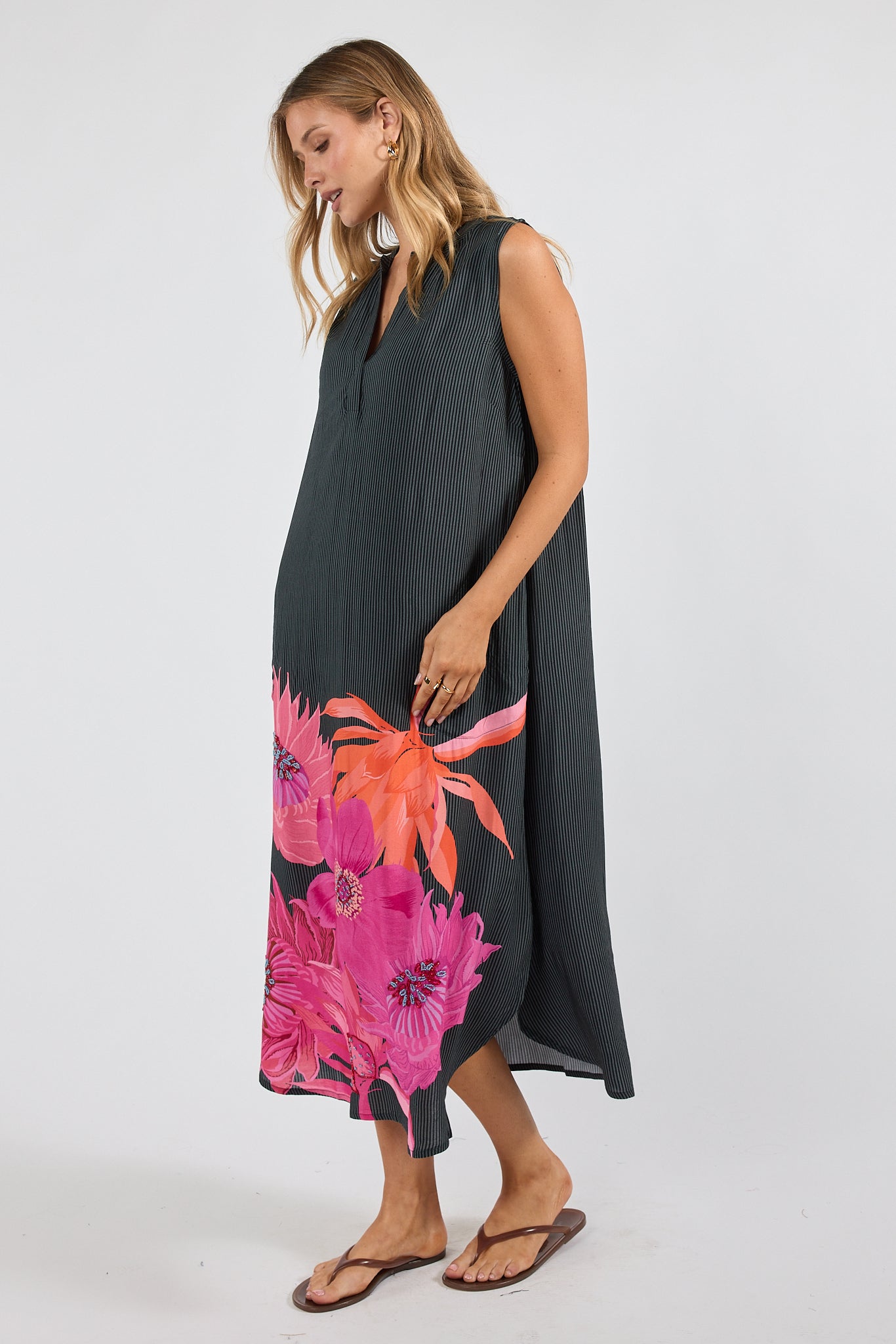 PRE SALE | LulaSoul Hana Sleeveless Maxi (Black)