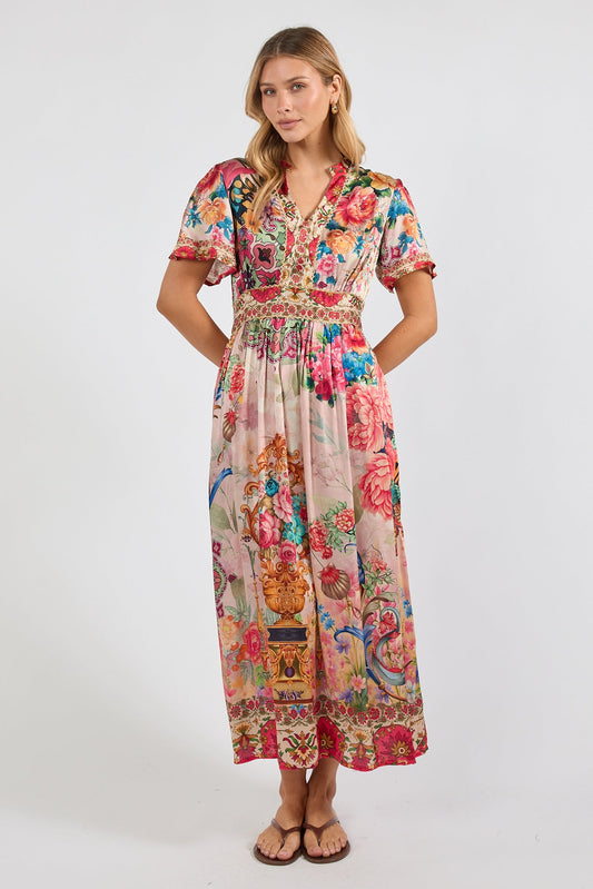Image of Dresses. Product name - LulaSoul Jardine Midi in Midi colour by brand - Lulasoul