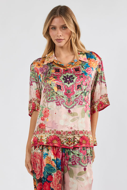 Image of Shirts. Product name - LulaSoul Jardine Shirt in Shirt colour by brand - Lulasoul