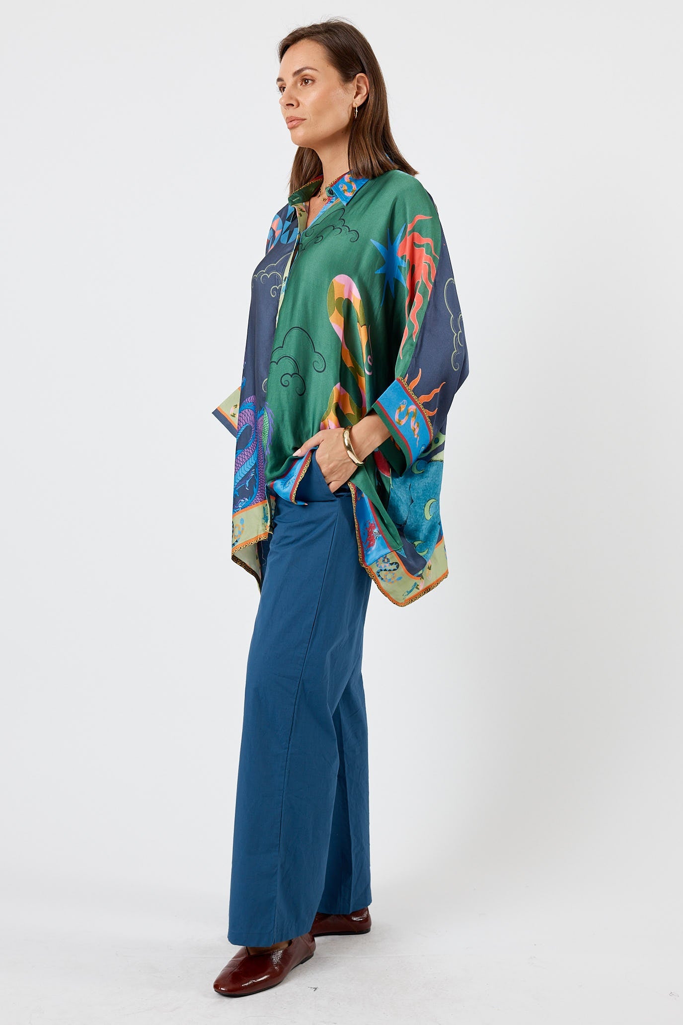 LulaSoul Kamloops Kaftan Top (Multi)