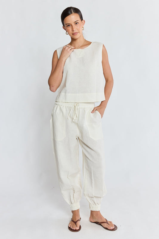 PRE SALE | LulaSoul Marissa Shell Top (Ivory)
