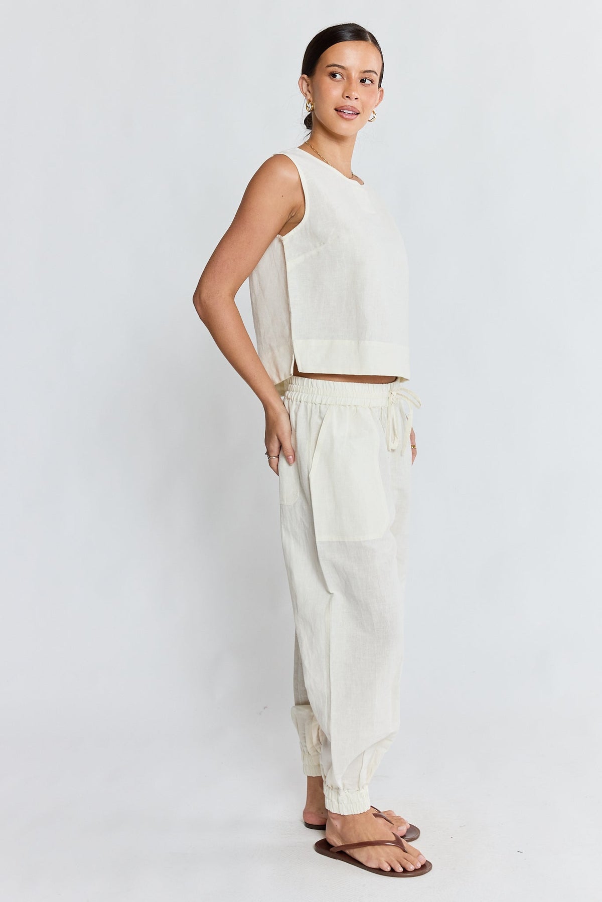 PRE SALE | LulaSoul Marissa Shell Top (Ivory)