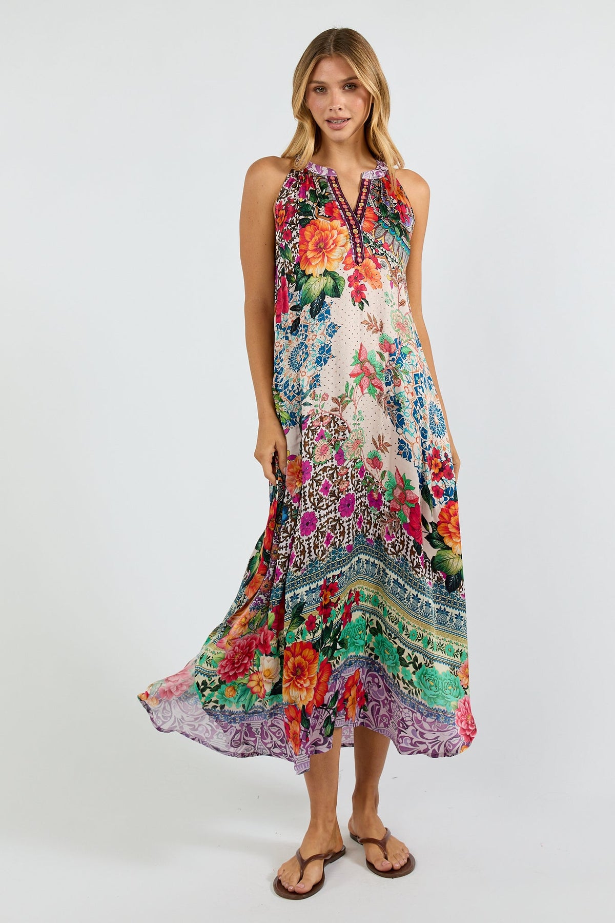 Image of Dresses. Product name - LulaSoul Miraval Maxi Lilac in Lilac colour by brand - Lulasoul