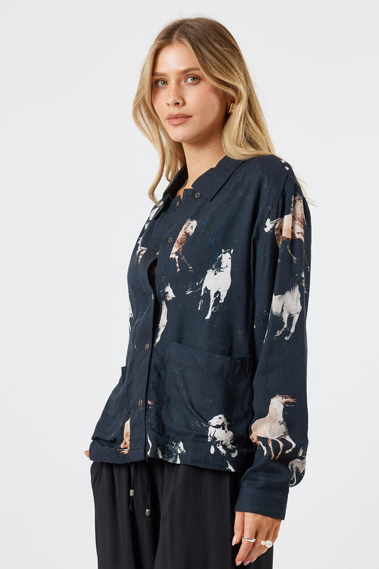 LulaSoul Mustang Jacket Licorice (Tan)