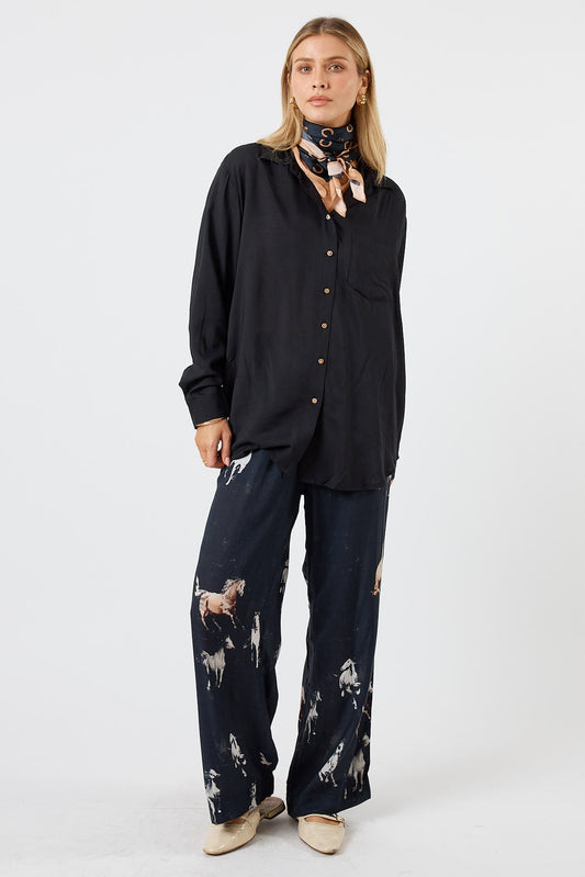 LulaSoul Mustang Pant Licorice (Tan)