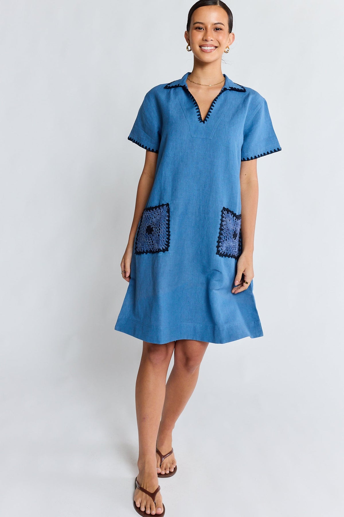 LulaSoul Reine Dress Petrol (Blue)