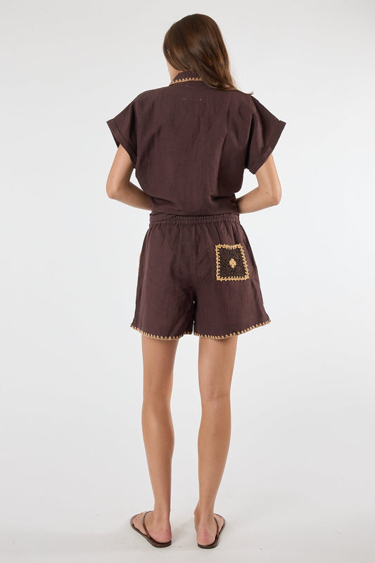 LulaSoul Reine Short (Espresso)