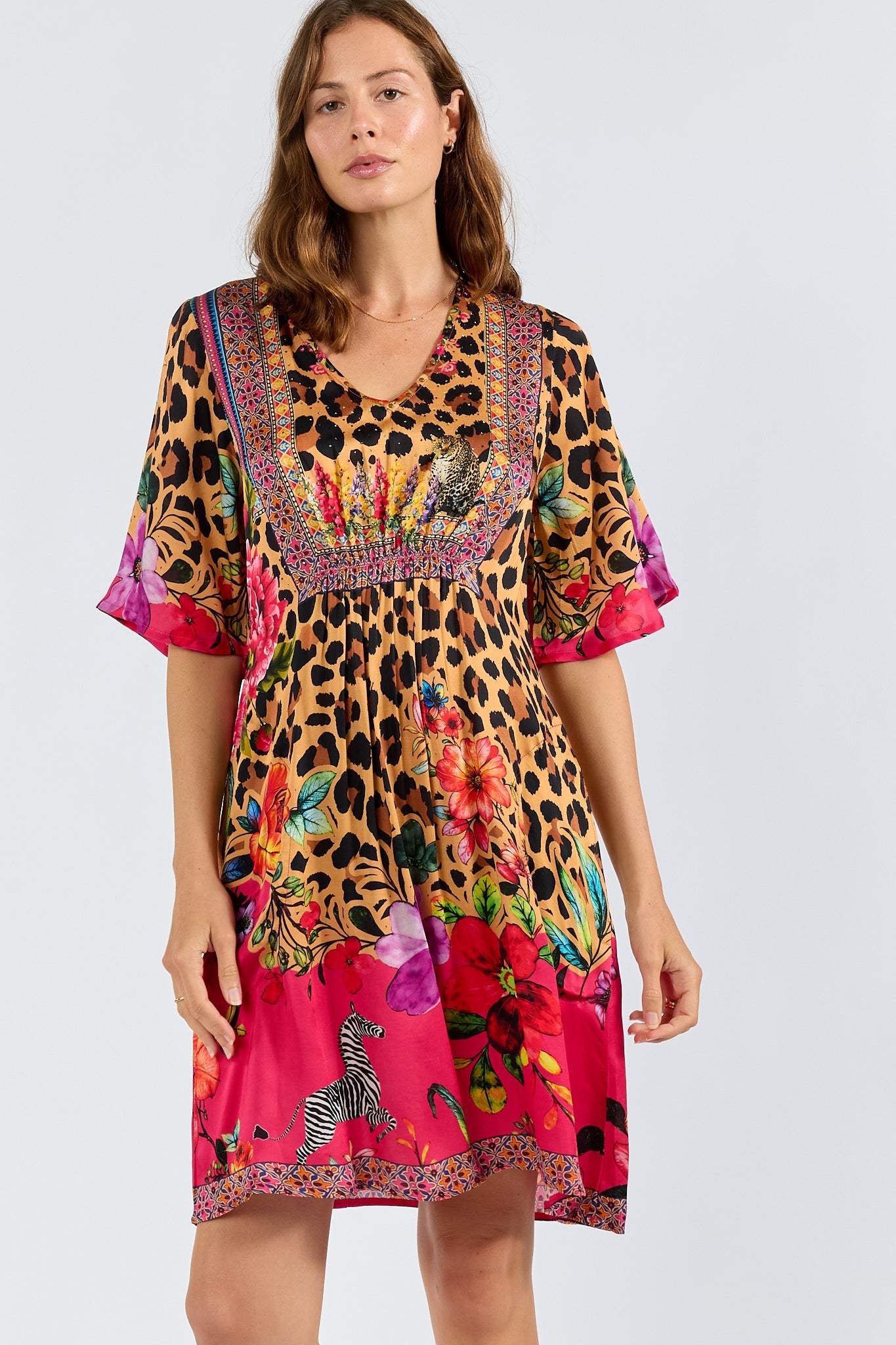 Image of Dresses. Product name - LulaSoul Safari Bloom Dress in Dress colour by brand - Lulasoul