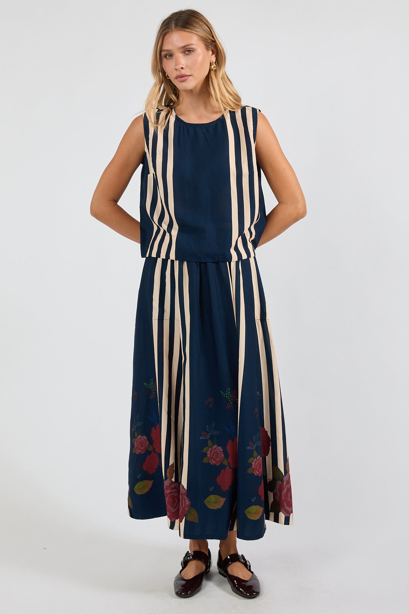 LulaSoul Sandos Shell Top (Navy)