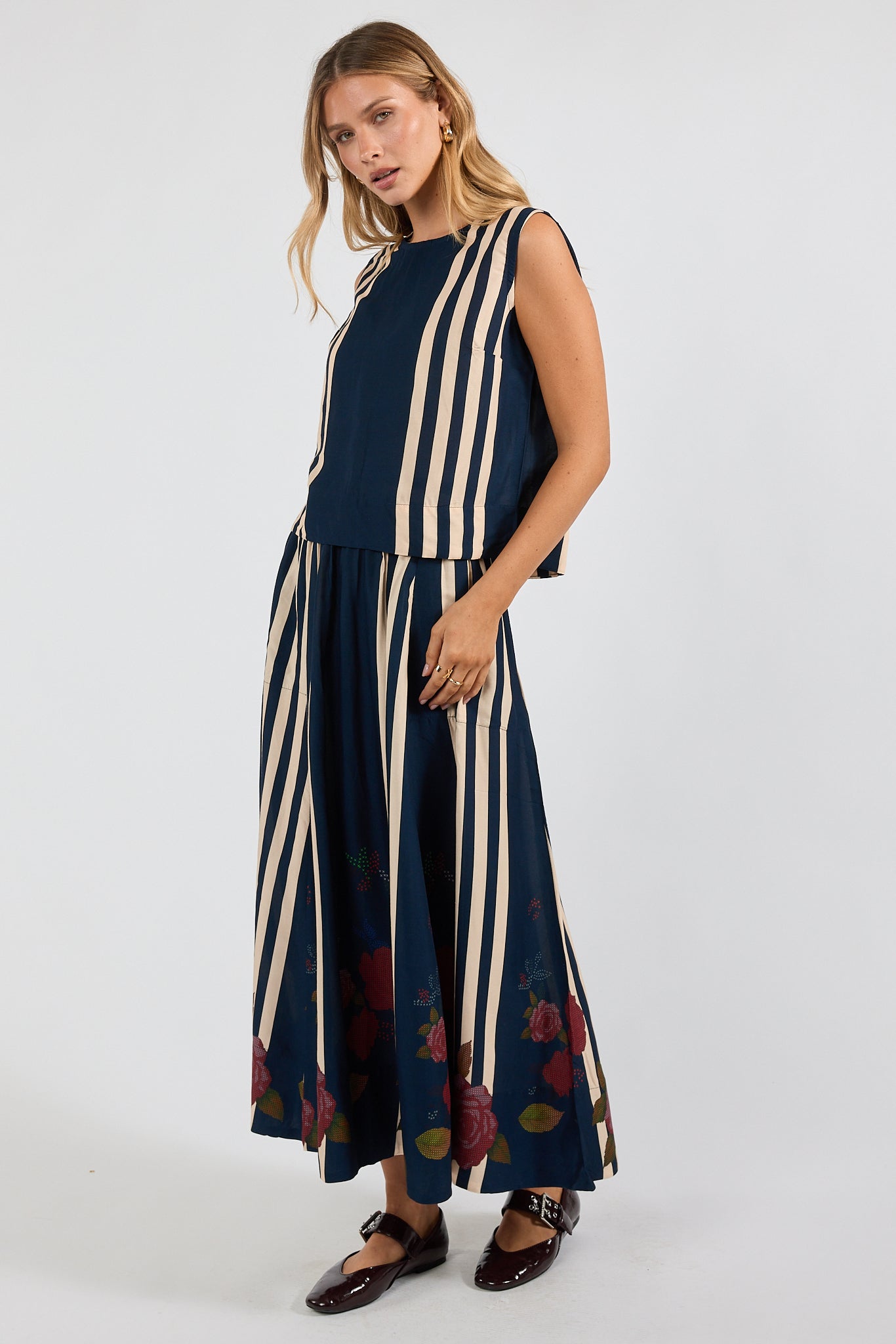 LulaSoul Sandos Shell Top (Navy)