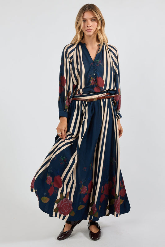 PRE SALE | LulaSoul Sandos Skirt (Navy)