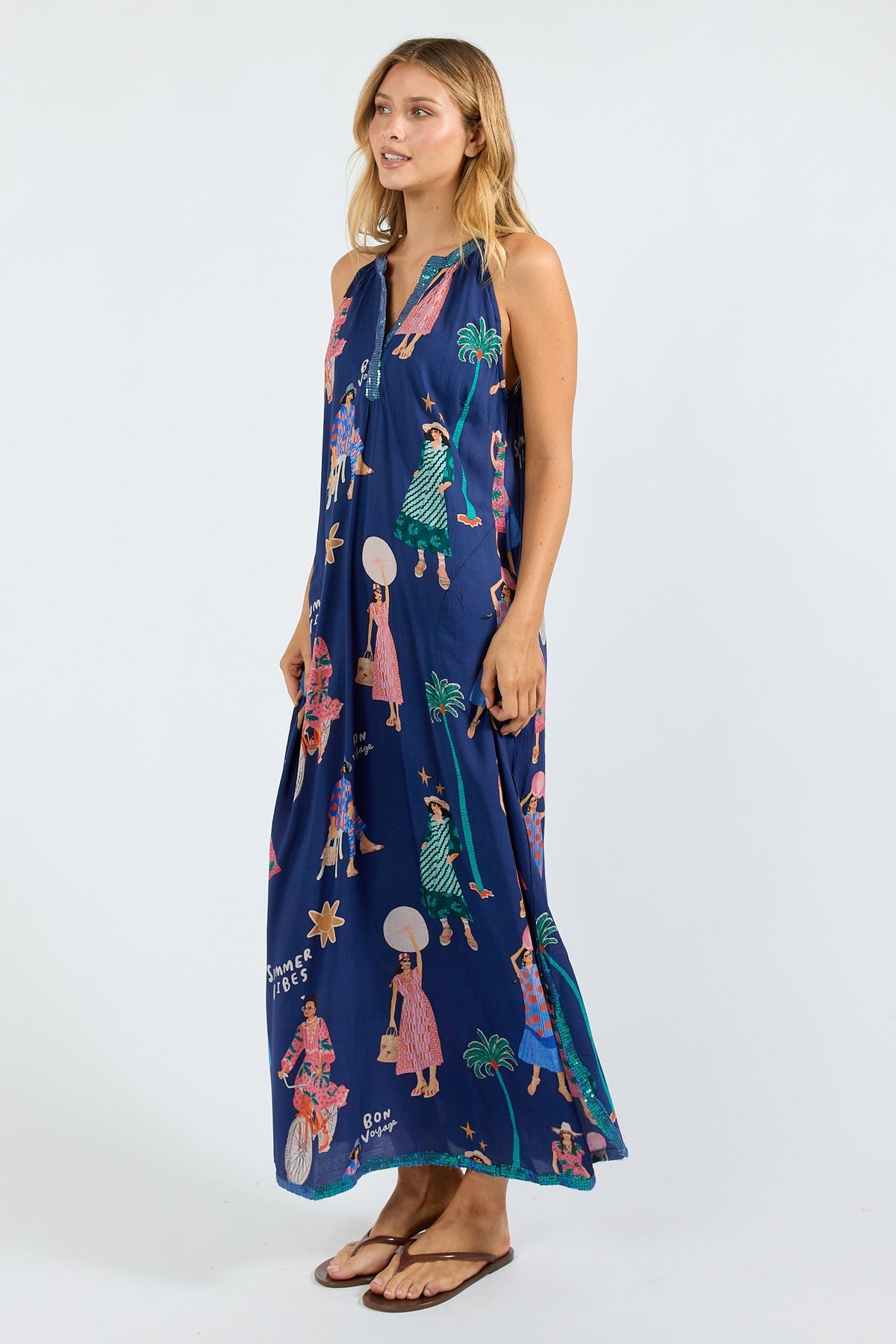 PRE SALE | LulaSoul Summer Vibes Maxi (Navy)