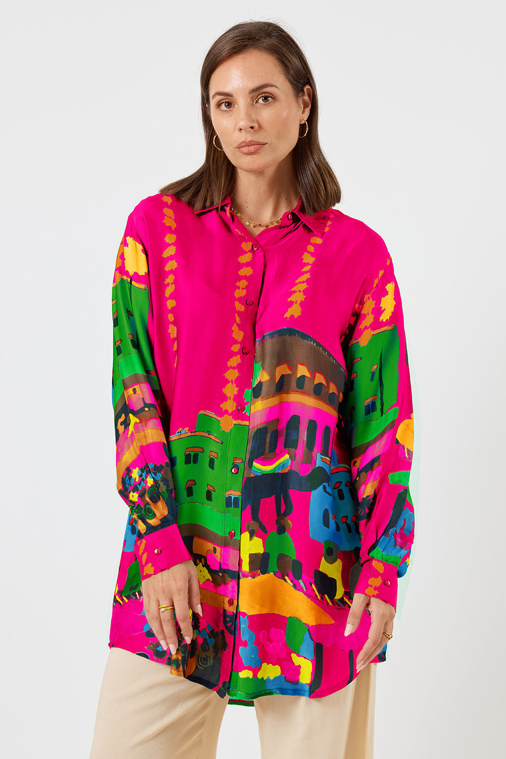 LulaSoul Surrey Shirt (Raspberry)