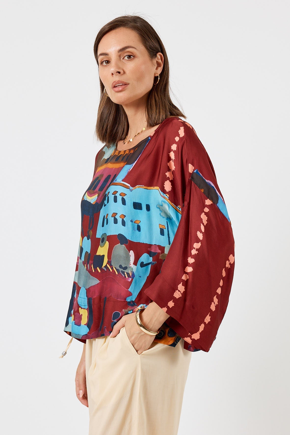 LulaSoul Surrey Top (Merlot)