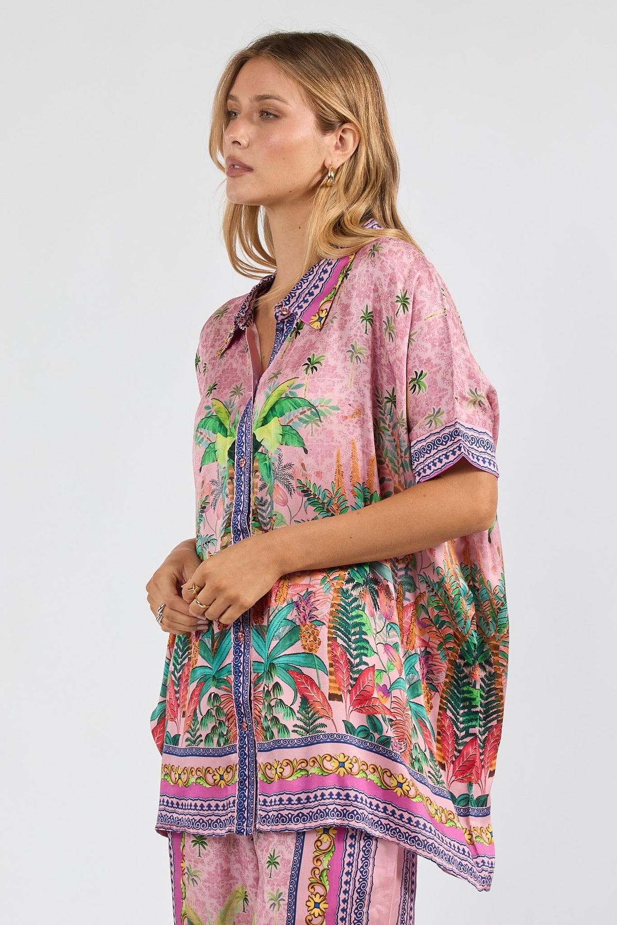 PRE SALE | LulaSoul Zilara Kaftan Top Orchid (Tan)