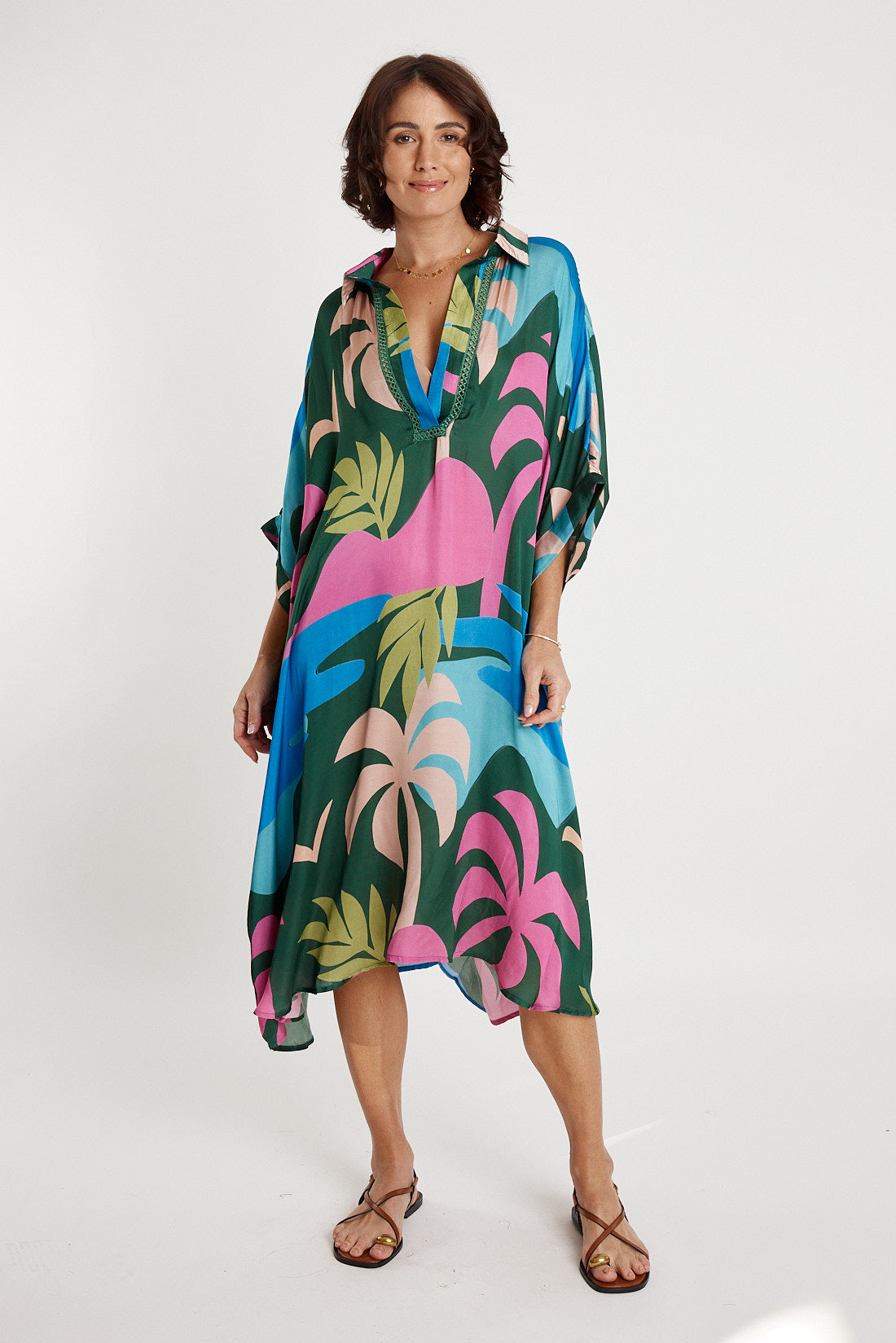 Lulasoul Banderas Kaftan Forest (Tan)