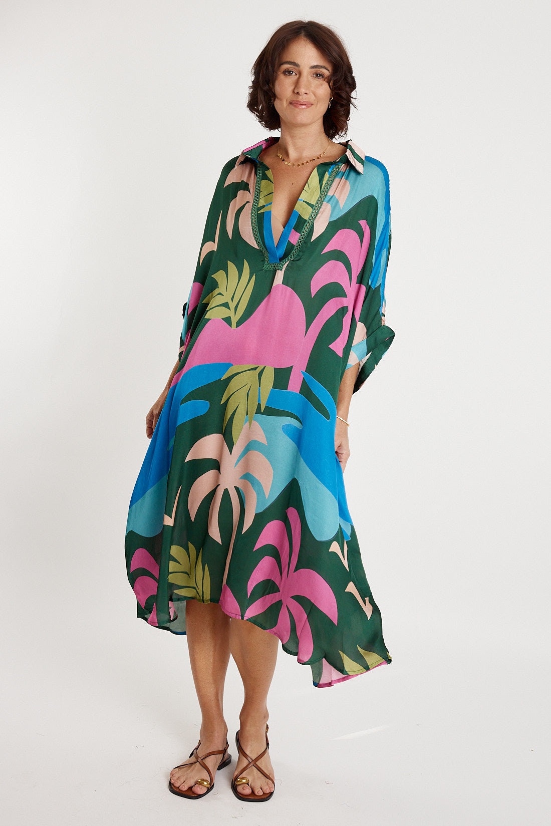 Lulasoul Banderas Kaftan Forest (Tan)