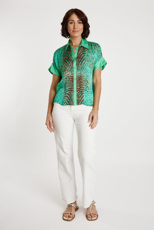 Lulasoul Maasai Shirt (Emerald)