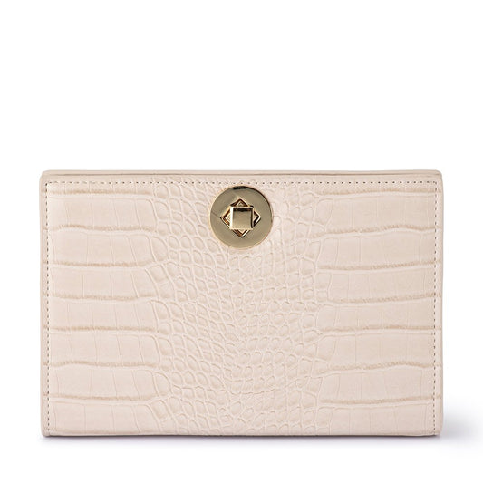 Image of Bags. Productname: LUNA A-Line Clutch in Natural colour by brand - Olga Berg