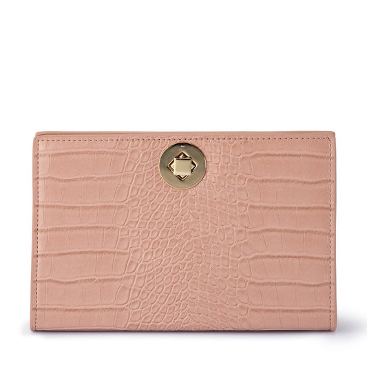 Image of Bags. Productname: LUNA A-Line Clutch in Blush colour by brand - Olga Berg