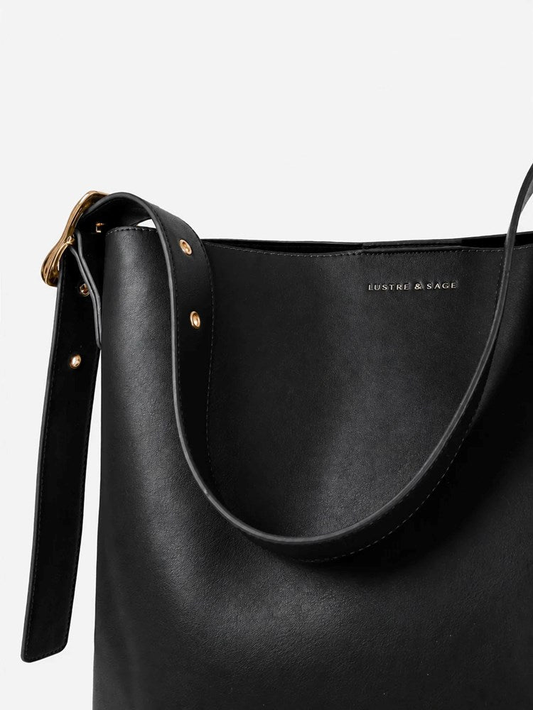 Betty Basics Gwen Bucket Bag (Black)