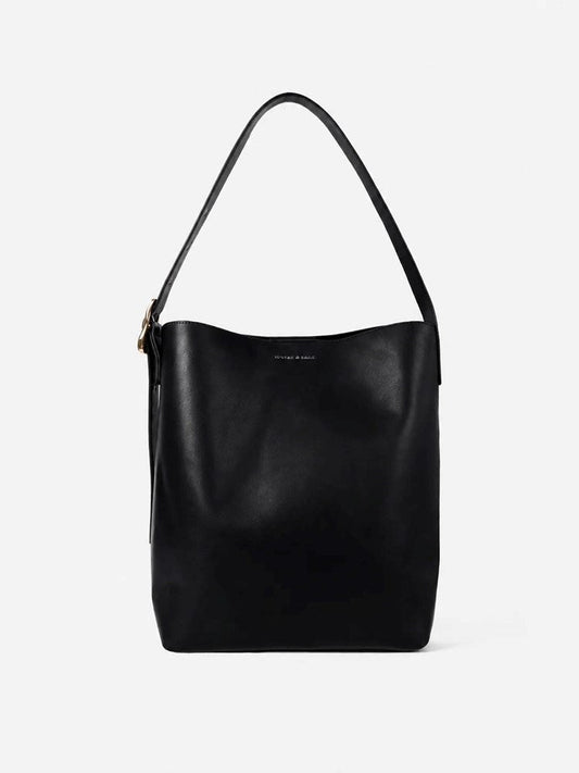 Image of Bags. Product name - Gwen Bucket Bag Black in Black colour by brand - Sass Clothing