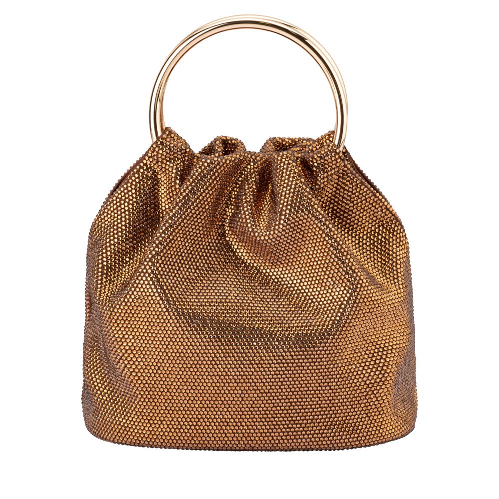 Olga Berg MABEL Crystal Top Handle (Copper)