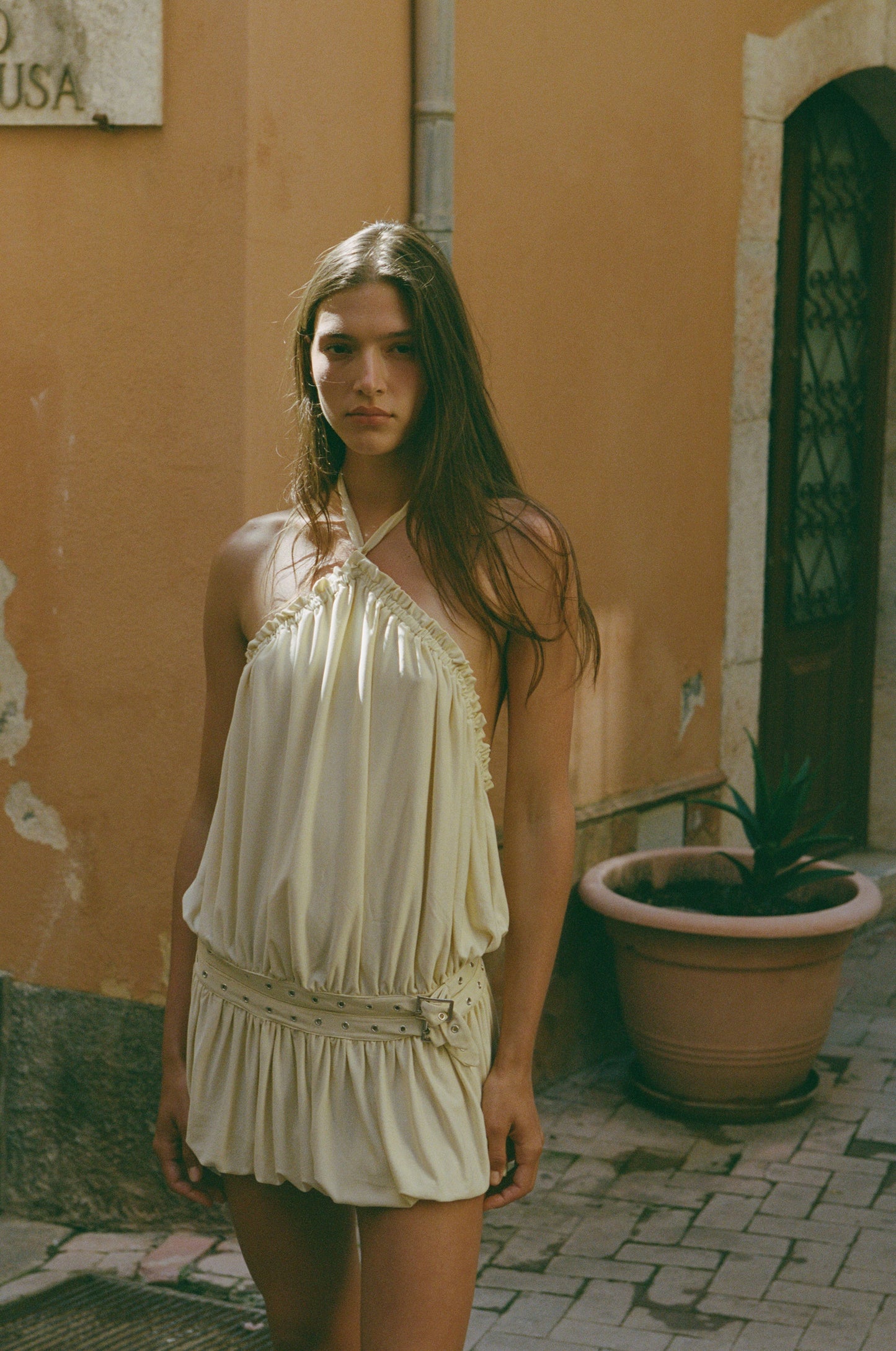 Image of Dresses. Product name - Magnol Dress in Yellow colour by brand - With Jéan