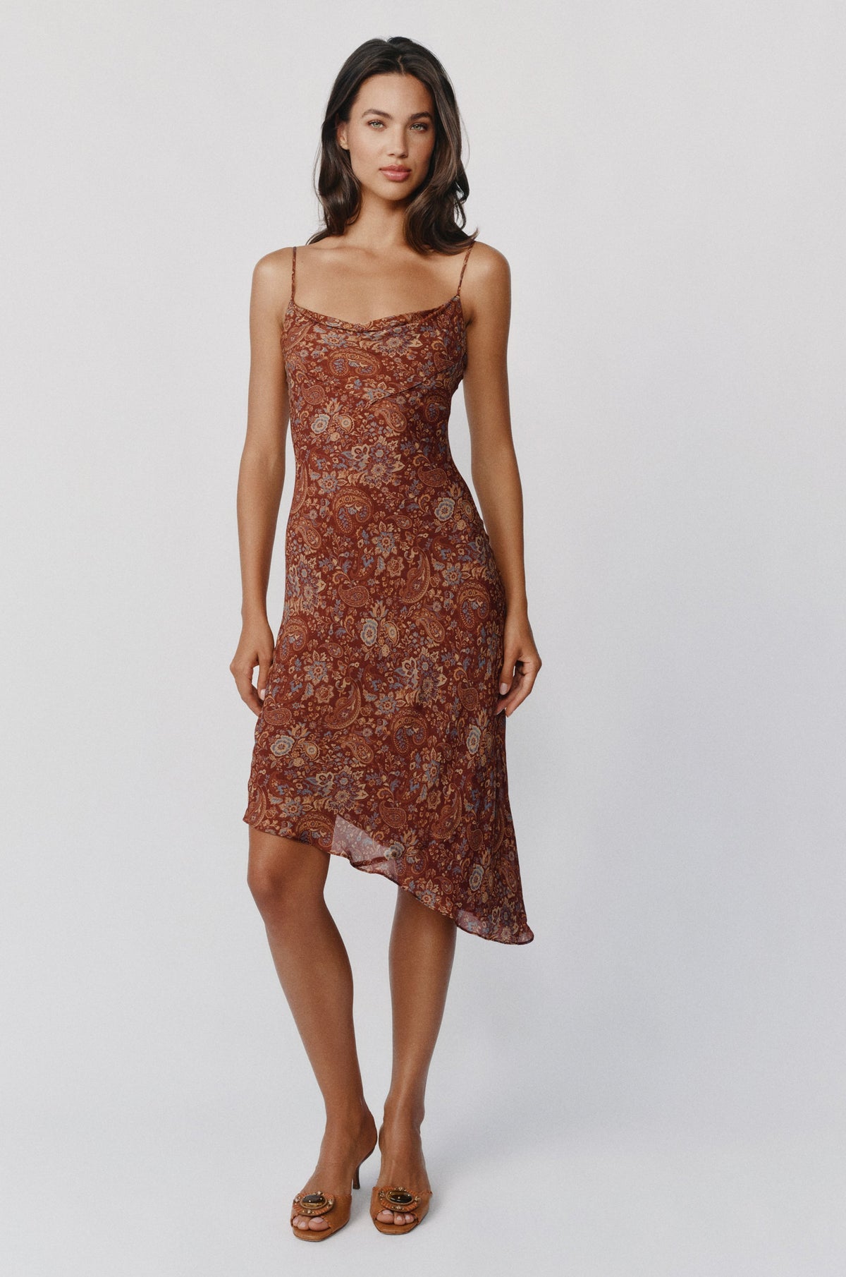 With Jéan Mallory Dress (Terra Paisley)