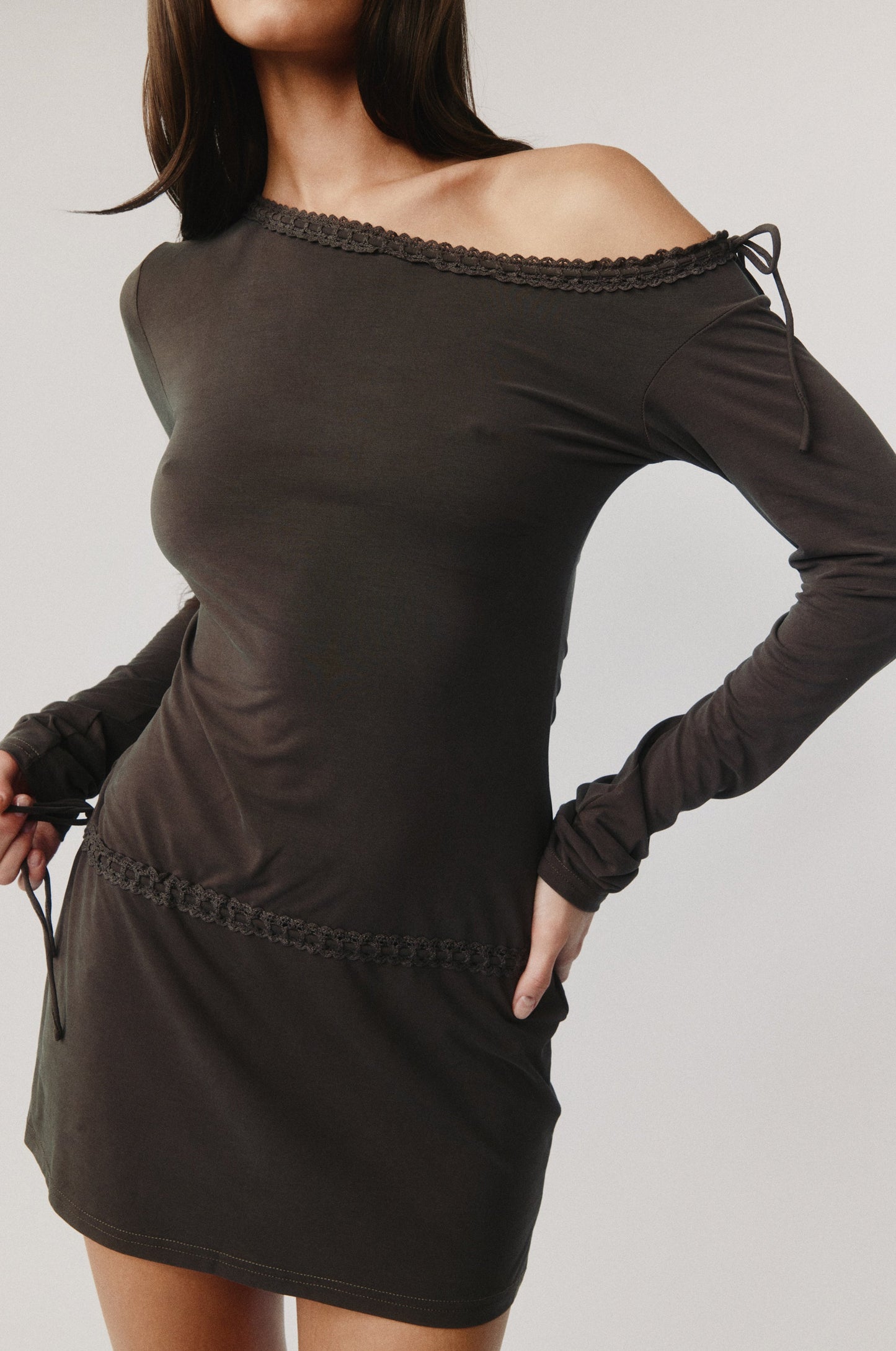 Marga Dress (Chocolate)