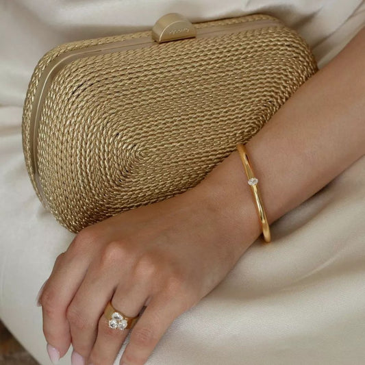 Image of Bags. Productname: MARTINA Coiled Rope Clutch in colour by brand - Olga Berg
