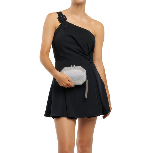 Olga Berg MATTY Crystal Clutch (Aurora)