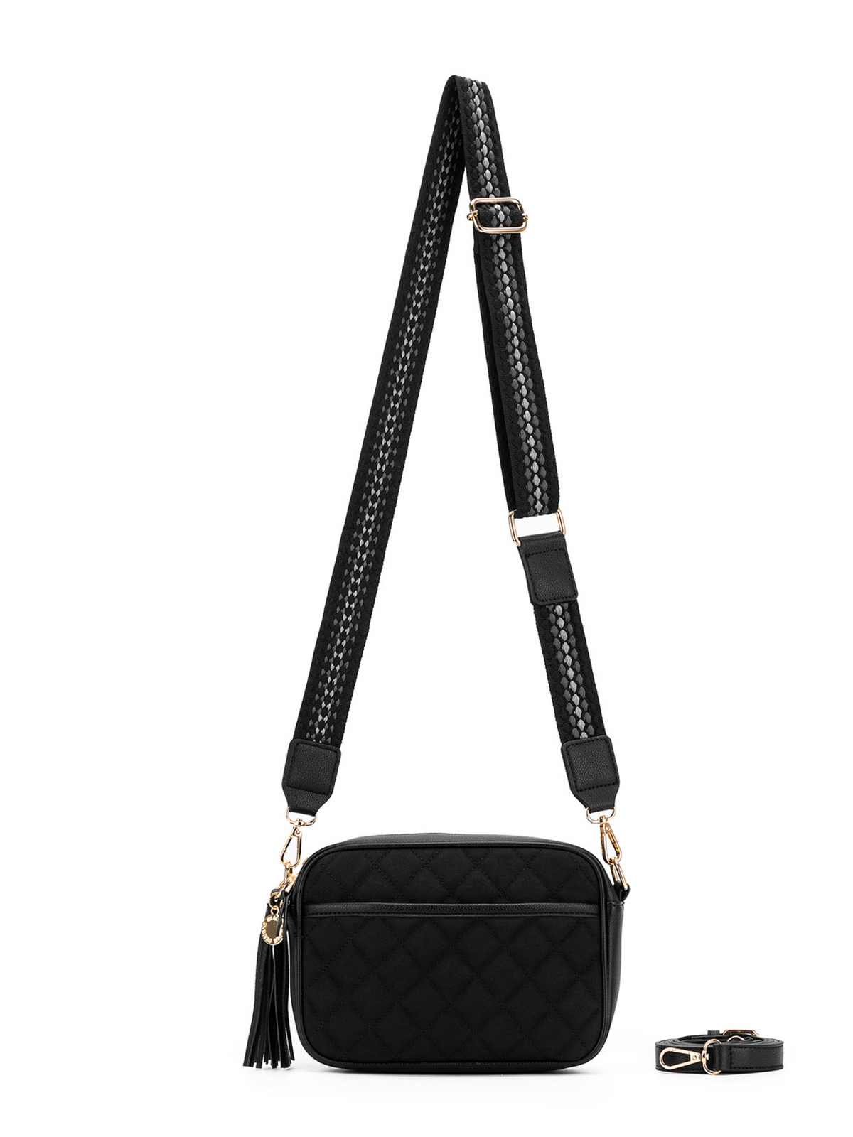 Black Caviar Designs Maxine Crossbody Bag (Black)