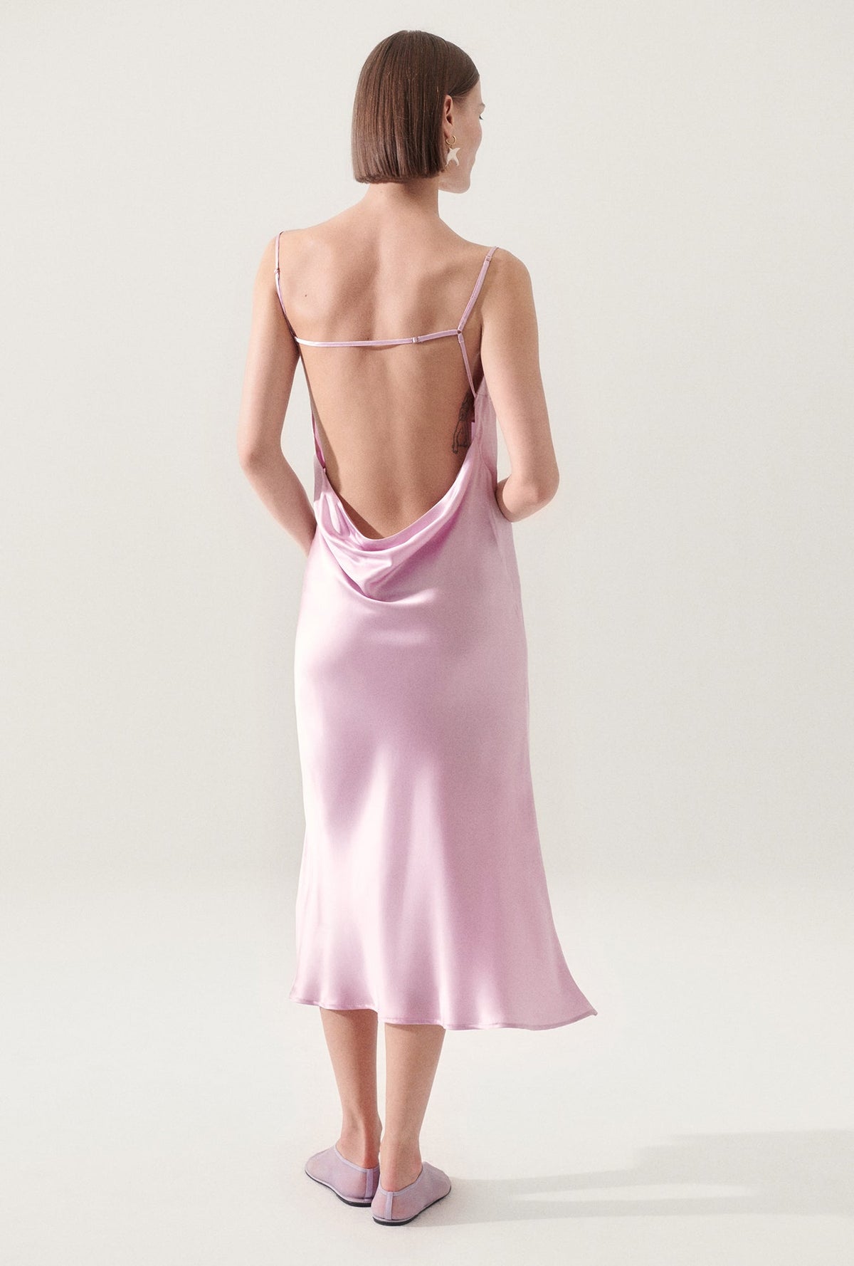 Silk Laundry Carrie Dress (Lilac)